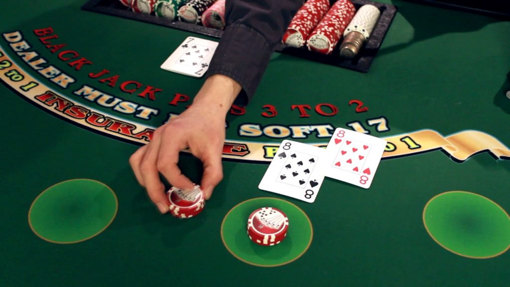 Table de blackjack